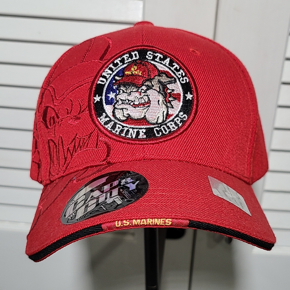 USMC Marines Bulldog Devil Dog Baseball Cap